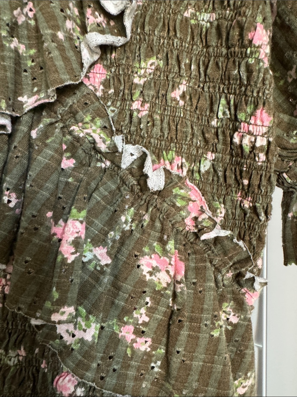 Free People Favorite Girl Smocked Top NWT - Picture 6 of 11